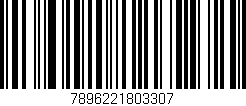 Código de barras (EAN, GTIN, SKU, ISBN): '7896221803307'