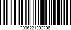 Código de barras (EAN, GTIN, SKU, ISBN): '7896221803796'