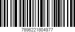 Código de barras (EAN, GTIN, SKU, ISBN): '7896221804977'