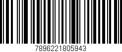 Código de barras (EAN, GTIN, SKU, ISBN): '7896221805943'