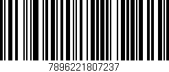 Código de barras (EAN, GTIN, SKU, ISBN): '7896221807237'