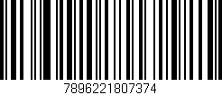 Código de barras (EAN, GTIN, SKU, ISBN): '7896221807374'