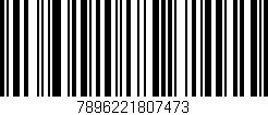 Código de barras (EAN, GTIN, SKU, ISBN): '7896221807473'