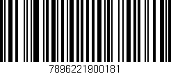 Código de barras (EAN, GTIN, SKU, ISBN): '7896221900181'