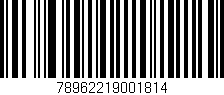 Código de barras (EAN, GTIN, SKU, ISBN): '78962219001814'