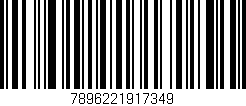 Código de barras (EAN, GTIN, SKU, ISBN): '7896221917349'