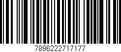 Código de barras (EAN, GTIN, SKU, ISBN): '7896222717177'