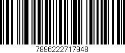 Código de barras (EAN, GTIN, SKU, ISBN): '7896222717948'