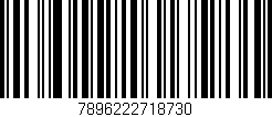 Código de barras (EAN, GTIN, SKU, ISBN): '7896222718730'