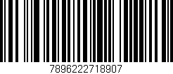 Código de barras (EAN, GTIN, SKU, ISBN): '7896222718907'