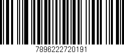 Código de barras (EAN, GTIN, SKU, ISBN): '7896222720191'
