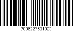 Código de barras (EAN, GTIN, SKU, ISBN): '7896227501023'