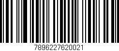 Código de barras (EAN, GTIN, SKU, ISBN): '7896227620021'