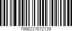 Código de barras (EAN, GTIN, SKU, ISBN): '7896227672129'