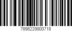 Código de barras (EAN, GTIN, SKU, ISBN): '7896229900718'