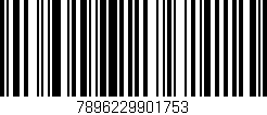 Código de barras (EAN, GTIN, SKU, ISBN): '7896229901753'