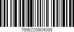 Código de barras (EAN, GTIN, SKU, ISBN): '7896229904099'