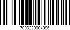 Código de barras (EAN, GTIN, SKU, ISBN): '7896229904396'