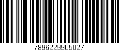 Código de barras (EAN, GTIN, SKU, ISBN): '7896229905027'