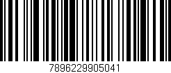Código de barras (EAN, GTIN, SKU, ISBN): '7896229905041'