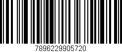 Código de barras (EAN, GTIN, SKU, ISBN): '7896229905720'
