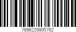 Código de barras (EAN, GTIN, SKU, ISBN): '7896229905782'