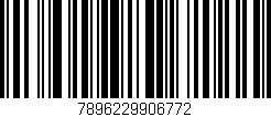 Código de barras (EAN, GTIN, SKU, ISBN): '7896229906772'