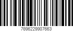 Código de barras (EAN, GTIN, SKU, ISBN): '7896229907663'