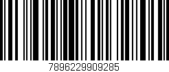 Código de barras (EAN, GTIN, SKU, ISBN): '7896229909285'