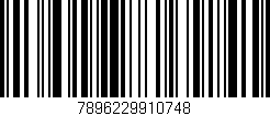 Código de barras (EAN, GTIN, SKU, ISBN): '7896229910748'