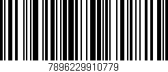 Código de barras (EAN, GTIN, SKU, ISBN): '7896229910779'