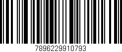 Código de barras (EAN, GTIN, SKU, ISBN): '7896229910793'