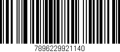 Código de barras (EAN, GTIN, SKU, ISBN): '7896229921140'