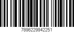 Código de barras (EAN, GTIN, SKU, ISBN): '7896229942251'