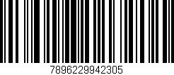 Código de barras (EAN, GTIN, SKU, ISBN): '7896229942305'