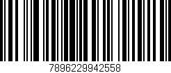 Código de barras (EAN, GTIN, SKU, ISBN): '7896229942558'