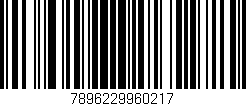 Código de barras (EAN, GTIN, SKU, ISBN): '7896229960217'