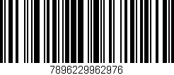 Código de barras (EAN, GTIN, SKU, ISBN): '7896229962976'