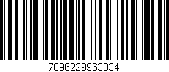 Código de barras (EAN, GTIN, SKU, ISBN): '7896229963034'