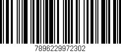 Código de barras (EAN, GTIN, SKU, ISBN): '7896229972302'