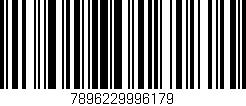 Código de barras (EAN, GTIN, SKU, ISBN): '7896229996179'