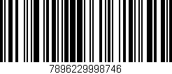 Código de barras (EAN, GTIN, SKU, ISBN): '7896229998746'