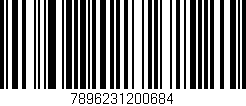 Código de barras (EAN, GTIN, SKU, ISBN): '7896231200684'