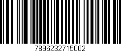 Código de barras (EAN, GTIN, SKU, ISBN): '7896232715002'