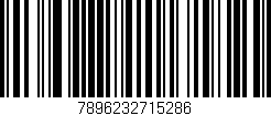 Código de barras (EAN, GTIN, SKU, ISBN): '7896232715286'