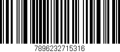 Código de barras (EAN, GTIN, SKU, ISBN): '7896232715316'