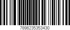 Código de barras (EAN, GTIN, SKU, ISBN): '7896235353430'