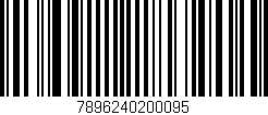Código de barras (EAN, GTIN, SKU, ISBN): '7896240200095'