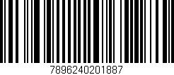 Código de barras (EAN, GTIN, SKU, ISBN): '7896240201887'