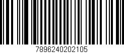 Código de barras (EAN, GTIN, SKU, ISBN): '7896240202105'